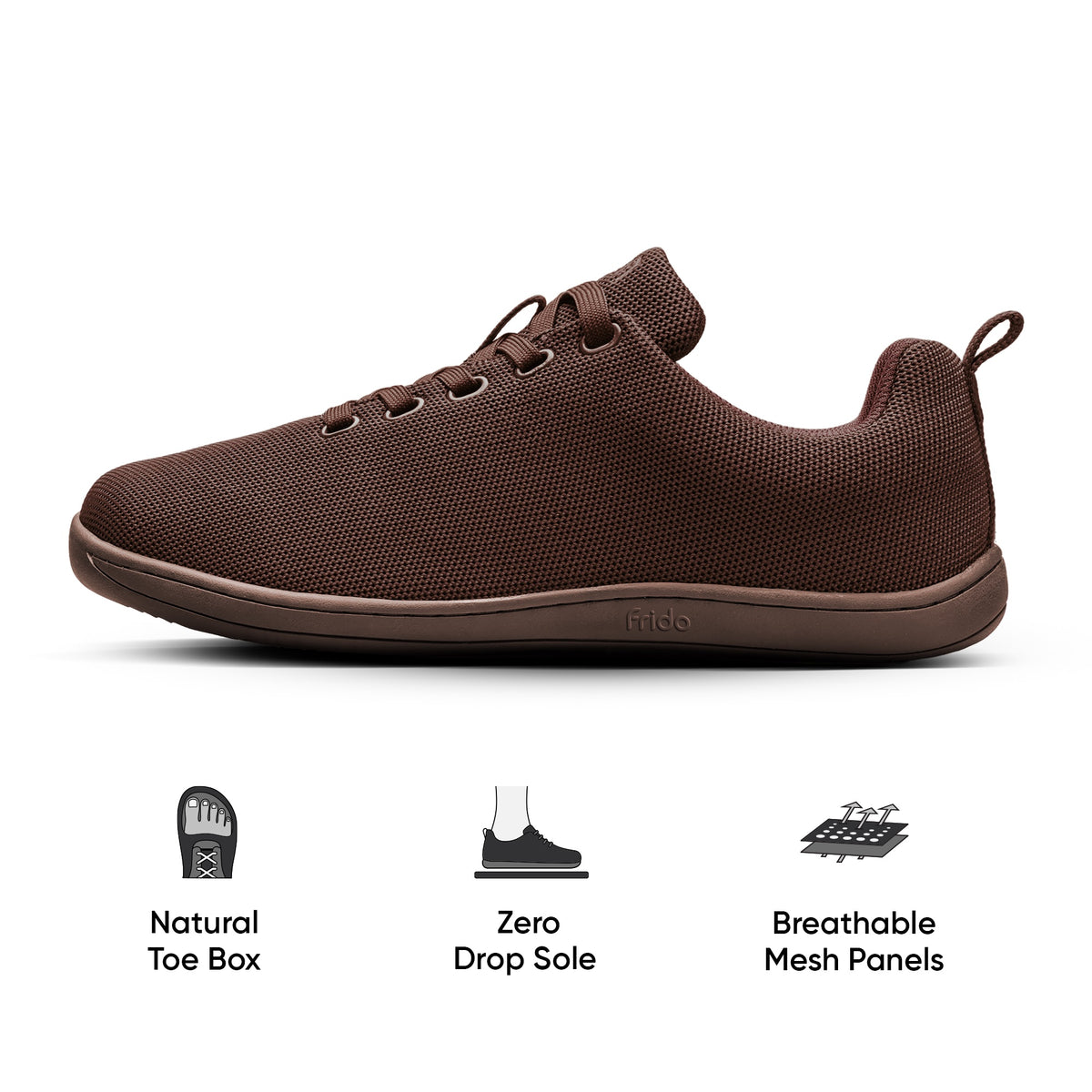 Frido Men's Cloud Comfort Shoes - Lace Ups - Flat Footbed