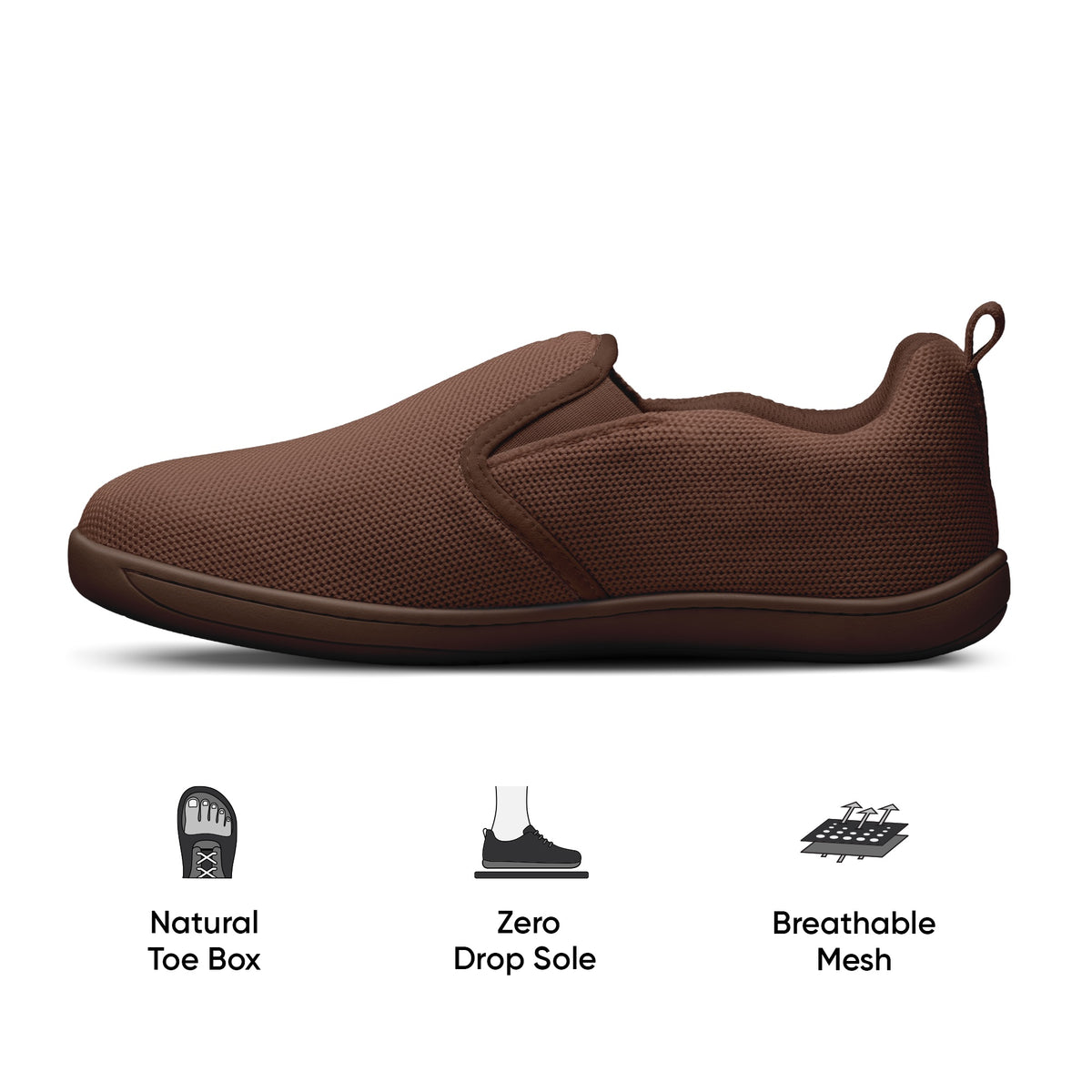Frido Men's Cloud Comfort Shoes - Slip Ons -Flat Footbed