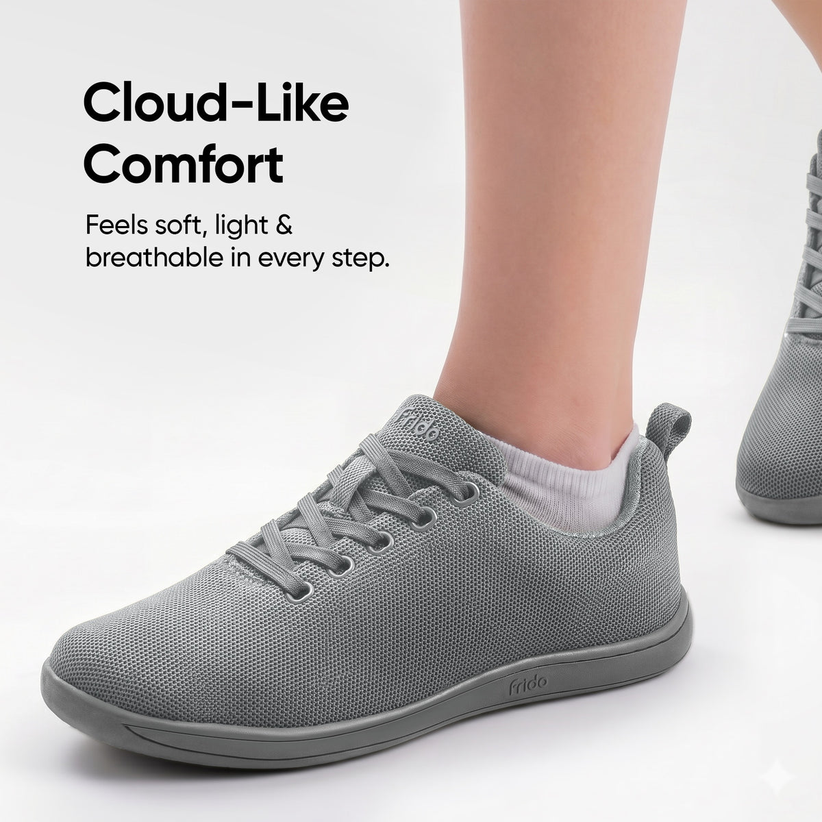 Frido Men's Cloud Comfort Shoes - Lace Ups - Flat Footbed