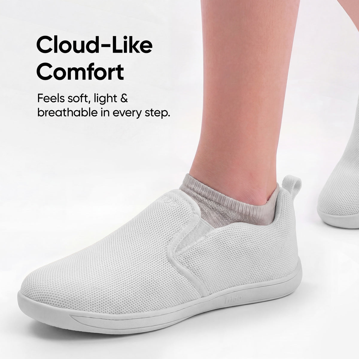 Frido Men's Cloud Comfort Shoes - Slip Ons -Flat Footbed