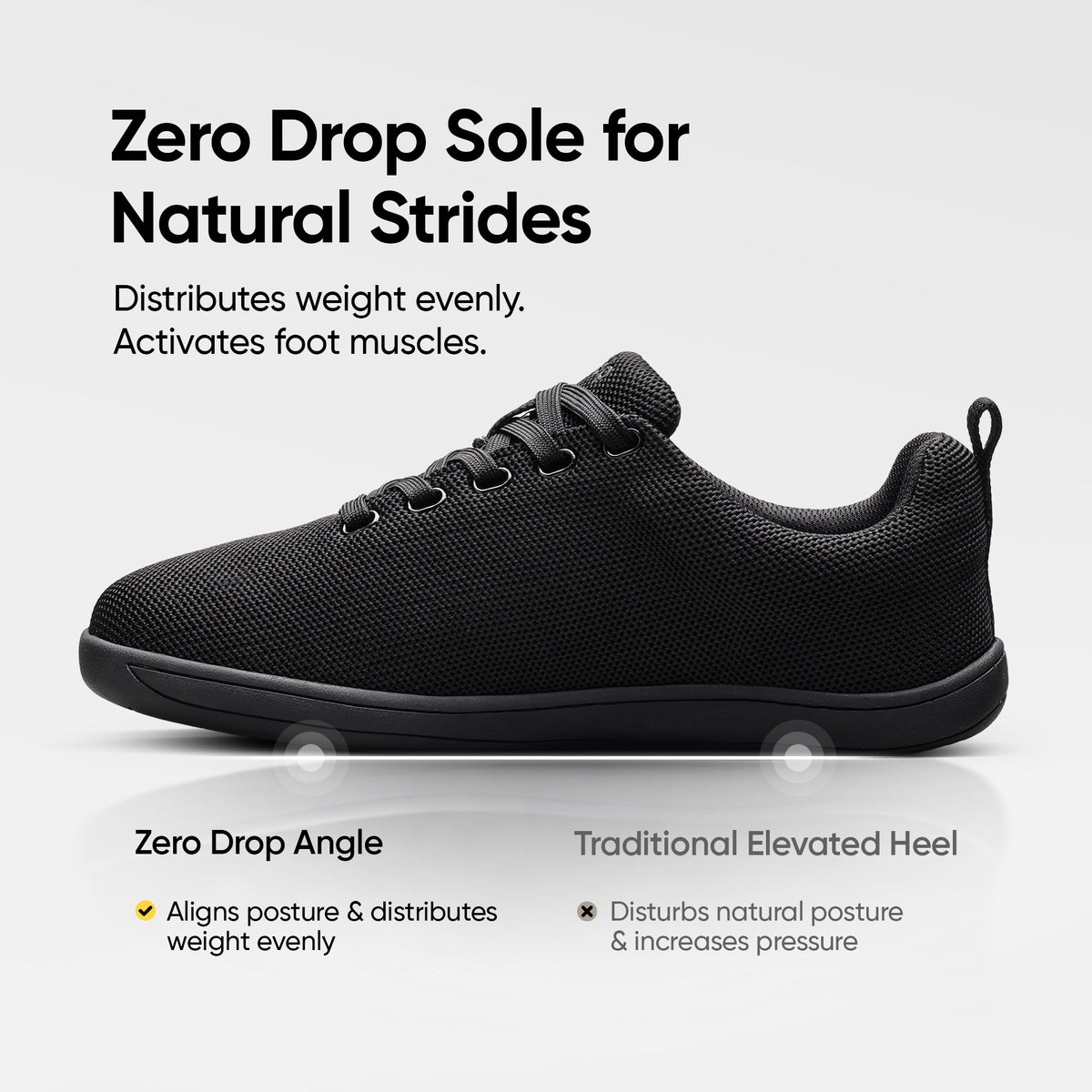 Frido Men's Cloud Comfort Shoes - Lace Ups - Flat Footbed