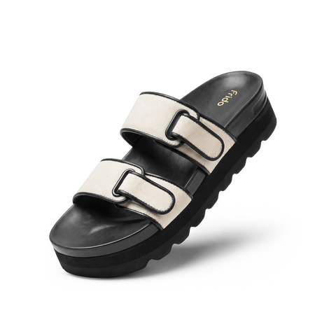 Frido Women's Arch Support Wedge Sandals - Velcro Strap