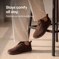 Frido Men's Cloud Comfort Shoes - Lace Ups - Flat Footbed