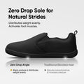 Frido Men's Cloud Comfort Shoes - Slip Ons -Flat Footbed