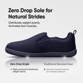 Frido Men's Cloud Comfort Shoes - Slip Ons -Flat Footbed