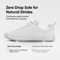 Frido Men's Cloud Comfort Shoes - Lace Ups - Flat Footbed