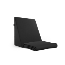 Frido Wedge Plus Cushion Cover — Black