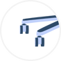 Easy-Rolling  Castor Wheels