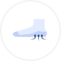 Cushioned Heel & Toe for Shock Absorption