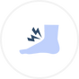 Reduced Foot Fatigue