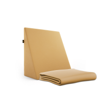 Frido Wedge Plus Cushion Cover — Mustard Yellow