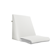Frido Wedge Plus Cushion Cover — White