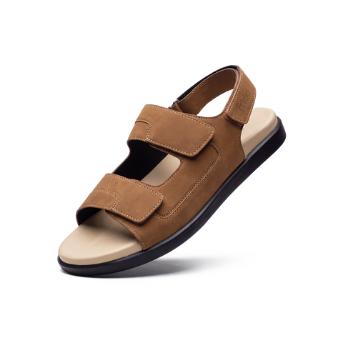 Frido Men's Comfort Triple Strap Sandals