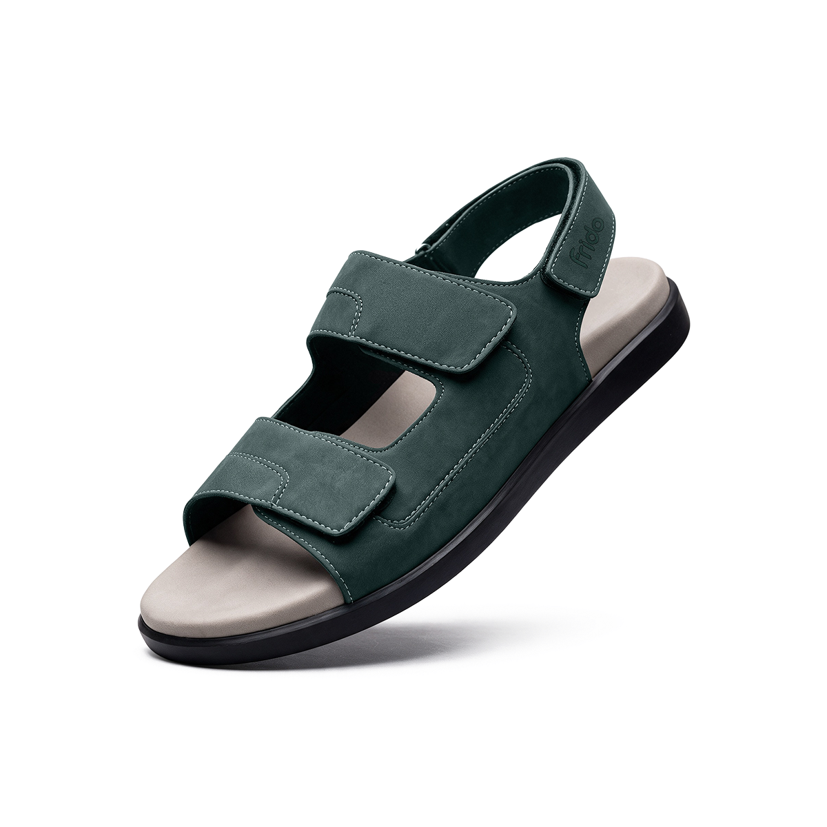 Frido Men's Comfort Triple Strap Sandals